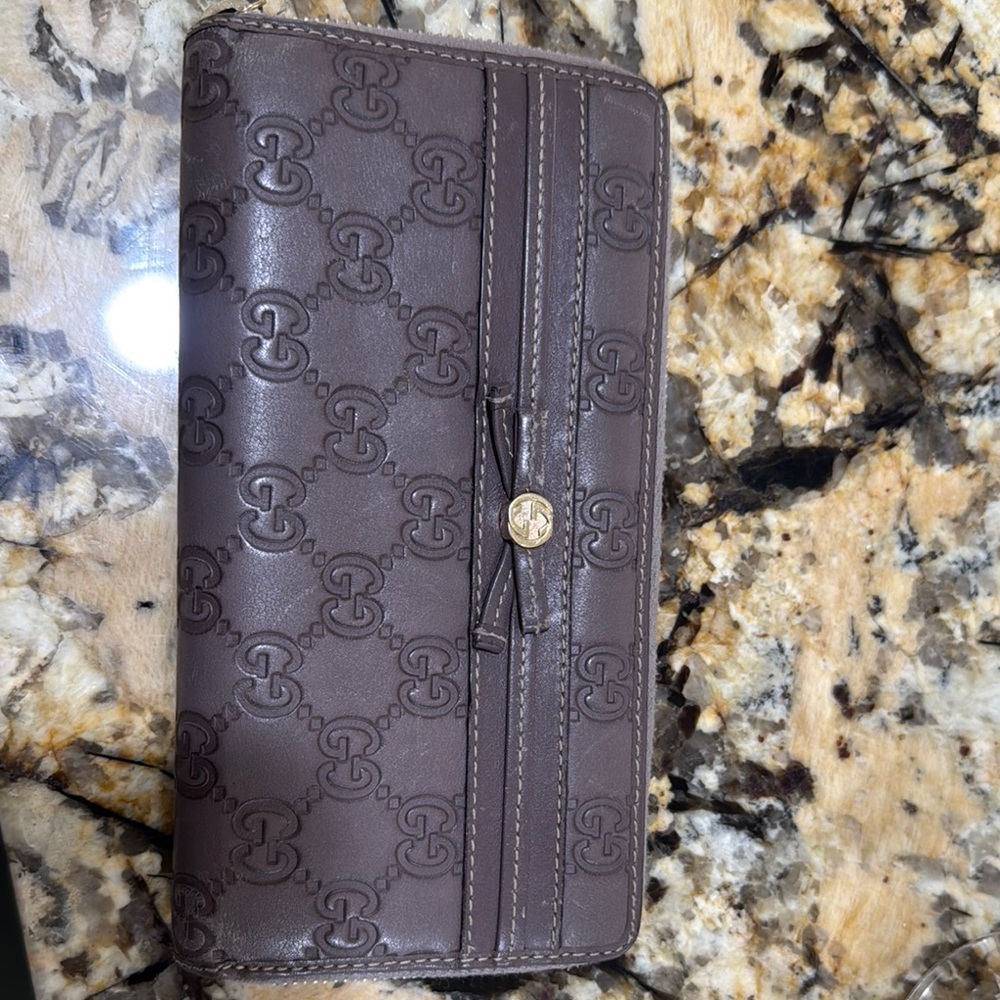 Gucci Brown Leather Wallet